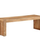 vidaXL ТВ поставка 110x33x33 см масивно акациево дърво