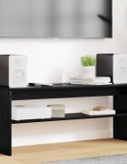 vidaXL ТВ шкаф 100 x 30 x 40 см Черния дъб Инженерна дървесина