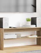 vidaXL ТВ шкаф 100 x 30 x 40 см Дъб Инженерна дървесина