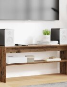 vidaXL ТВ шкаф 100 x 30 x 40 см Старо дърво Инженерна дървесина