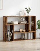 vidaXL ТВ шкаф 100 x 30 x 50 cm Старо дърво Инженерна дървесина
