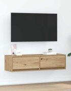 vidaXL ТВ шкаф 100 x 31 x 255 см дъб артизан Инженерна дървесина