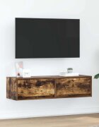 vidaXL ТВ шкаф 100 x 31 x 255 см Опушен дъб Инженерна дървесина