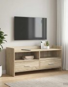 vidaXL ТВ шкаф 100 x 33 x 47 см Дъб сонома Инженерна дървесина