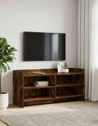 vidaXL ТВ шкаф 100 x 33 x 47 см Опушен дъб Инженерна дървесина