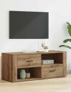 vidaXL ТВ шкаф 100 x 35 x 40 см Дъб Инженерна дървесина