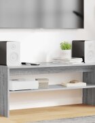 vidaXL ТВ шкаф 100 x 35 x 40 см Сив Сонома Инженерна дървесина
