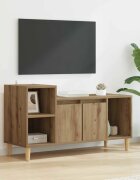 vidaXL ТВ шкаф 100 x 35 x 55 см Дъб Инженерна дървесина