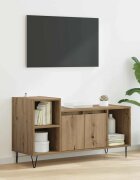 vidaXL ТВ шкаф 100 x 35 x 55 см Дъб Инженерна дървесина