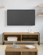 vidaXL ТВ шкаф 100 x 36.5 x 30.5 см Дъб Артизан Инженерна дървесина