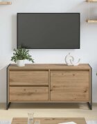 vidaXL ТВ шкаф 100 x 36 x 49.5 см Дъб Артизан Инженерна дървесина