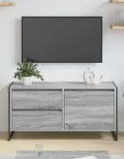 vidaXL ТВ шкаф 100 x 36 x 49.5 см Сив Сонома Инженерна дървесина