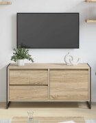 vidaXL ТВ шкаф 100 x 36 x 49.5 см Сонома Инженерна дървесина
