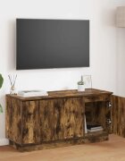 vidaXL ТВ шкаф 100 x 38 x 49 см Димян дъб Инженерна дървесина
