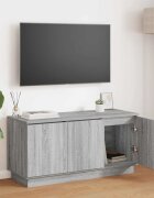vidaXL ТВ шкаф 100 x 38 x 49 см Сив Сонома Инженерна дървесина