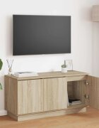 vidaXL ТВ шкаф 100 x 38 x 49 см Сонома дъб Инженерна дървесина