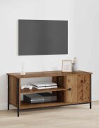 vidaXL ТВ шкаф 100 x 40 x 45 cm Старо дърво Инженерна дървесина