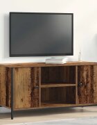 vidaXL ТВ шкаф 100 x 40 x 50 cm Старо дърво Инженерна дървесина