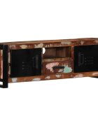 vidaXL TV шкаф 100x30x35 cm Масивна дървесина Възстановена