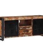 vidaXL TV шкаф 100x30x40 cm Масивна дървесина Възстановена