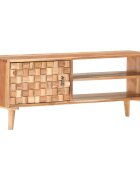 vidaXL ТВ шкаф 100x30x40 см акациево дърво масив