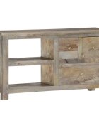 vidaXL ТВ шкаф 100x30x55 см масивно мангово дърво