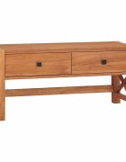 vidaXL ТВ шкаф 100x40x45 см тиково дърво