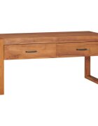 vidaXL ТВ шкаф 100x40x45 см тиково дърво