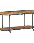 vidaXL ТВ шкаф 100x42x40 см масивно регенерирано дърво