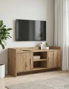 vidaXL ТВ шкаф 102 x 33 x 47 см Дъб артизан Инженерна дървесина