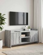 vidaXL ТВ шкаф 102 x 33 x 47 см Сив Сонома Инженерна дървесина
