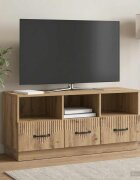 vidaXL ТВ шкаф 102 x 345 x 47 см Дъб артизан Инженерна дървесина