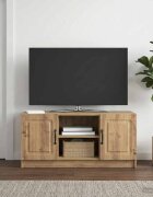 vidaXL ТВ шкаф 102 x 345 x 47 см Дъб артизан Инженерна дървесина