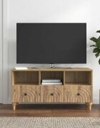 vidaXL ТВ шкаф 102 x 345 x 50 см Артизан Дъб
