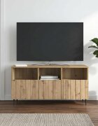 vidaXL ТВ шкаф 102 x 345 x 50 см Дъб артизан Инженерна дървесина