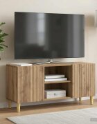 vidaXL ТВ шкаф 102 x 345 x 50 см Дъб артизан Инженерна дървесина