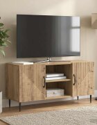 vidaXL ТВ шкаф 102 x 345 x 50 см Дъб артизан Инженерна дървесина