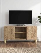 vidaXL ТВ шкаф 102 x 345 x 50 см Дъб артизан Инженерна дървесина