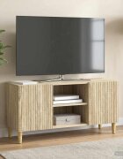 vidaXL ТВ шкаф 102 x 345 x 50 см Дъб сонома Инженерна дървесина