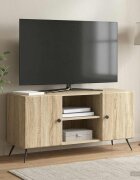vidaXL ТВ шкаф 102 x 345 x 50 см Дъб сонома Инженерна дървесина