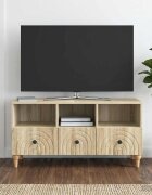 vidaXL ТВ шкаф 102 x 345 x 50 см Сонома дъб Инженерен дървен материал