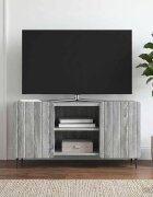 vidaXL ТВ шкаф 102 x 345 x 52 см Сива сонома Инженерна дървесина