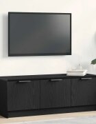 vidaXL ТВ шкаф 102 x 35 x 365 см Черния дъб Инженерна дървесина