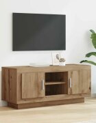 vidaXL ТВ шкаф 102 x 35 x 45 см Дъб Инженерна дървесина