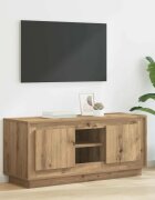 vidaXL ТВ шкаф 102 x 35 x 45 см Дъб Инженерна дървесина