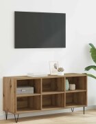 vidaXL ТВ шкаф 1035 x 30 x 50 см Дъб Инженерна дървесина