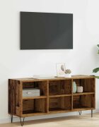 vidaXL ТВ шкаф 1035 x 30 x 50 см Старо дърво Инженерна дървесина