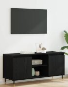 vidaXL ТВ шкаф 104 x 35 x 50 см Черния дъб Инженерна дървесина