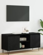 vidaXL ТВ шкаф 104 x 35 x 50 см Черния дъб Инженерна дървесина