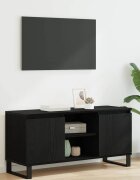 vidaXL ТВ шкаф 104 x 35 x 50 см Черния дъб Инженерна дървесина